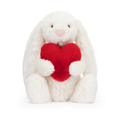 Jellycat Bashful Red Love Heart Bunny gift-ready presentation for celebrations.