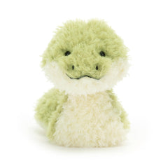 Jellycat Little Snake stitched nose and wavy smile add character for imaginative play.