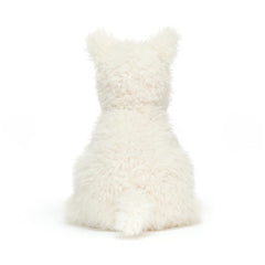 Jellycat Munro Scottie Dog tufted white fur, premium craftsmanship and lasting charm.