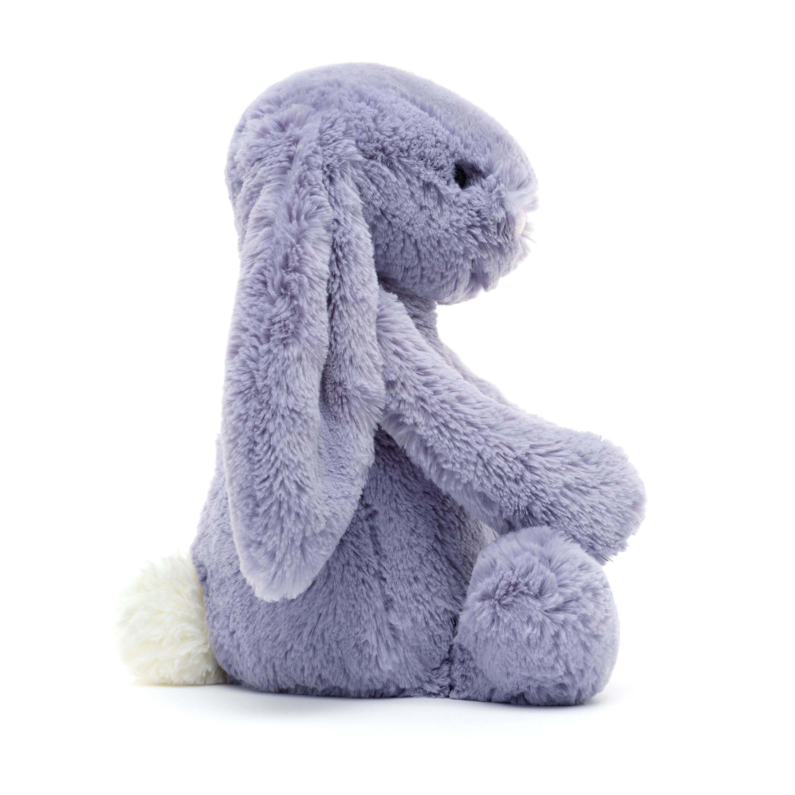 Jellycat Viola Bunny pink nose detail enhances cuteness for gifting and display.