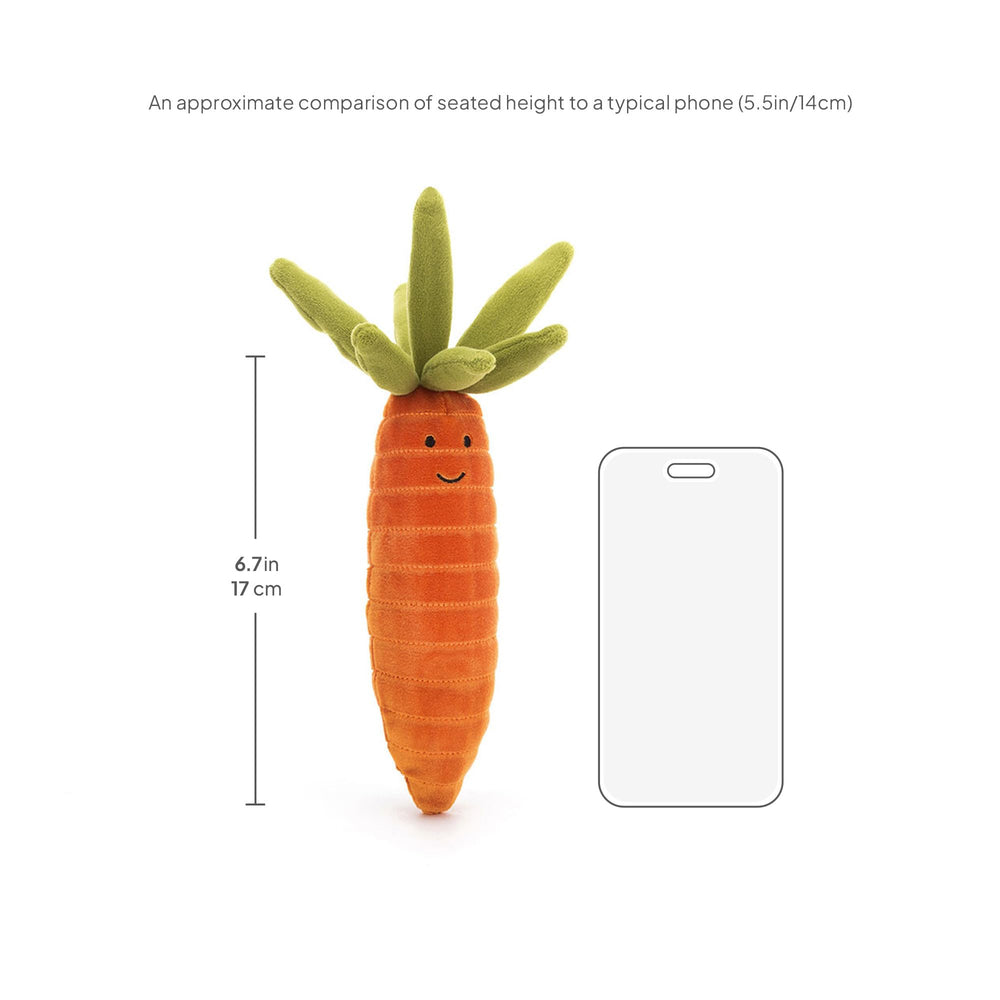 Gift idea: Jellycat Vivacious Vegetable Carrot plush for any age group