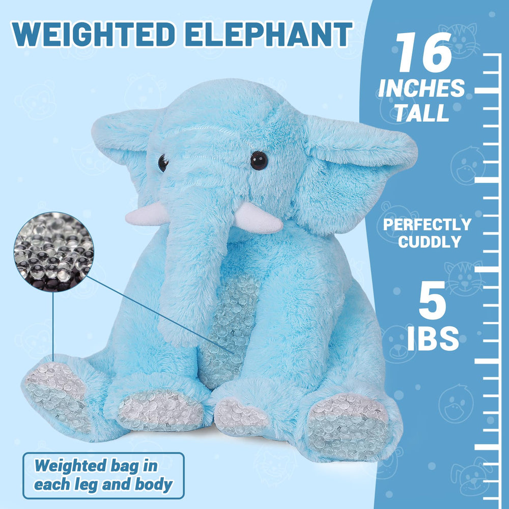 JellyMallow Elephant texture close-up showing soft fabric