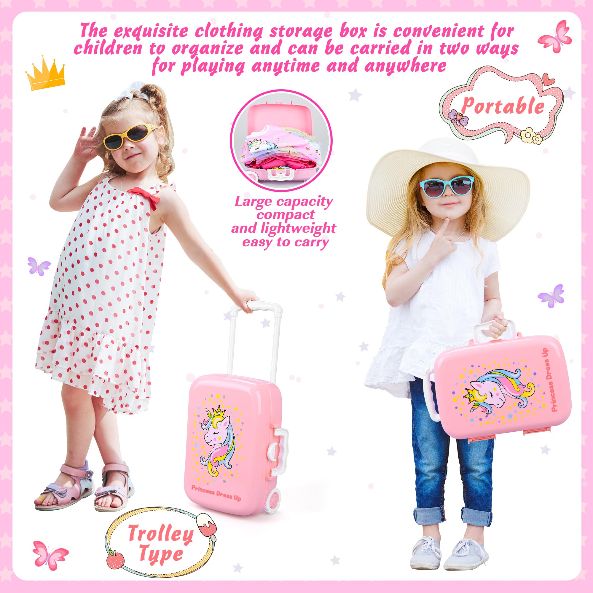 JEMSHE imaginative play time with princess mermaid outfits encouraging creativity