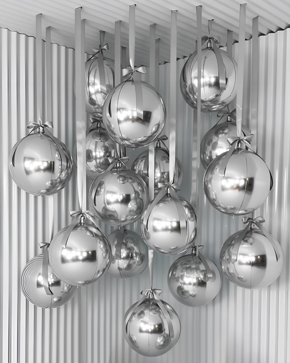 Jenaai 30pc round foil balloons 22in silver ready to elevate party decor