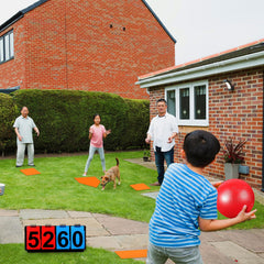Jenaai bright boundary cones provide highly visible play markers.