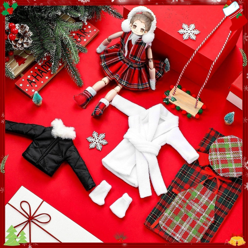 Jenaai Christmas elf clothes set bathrobe comfy, easy to wash