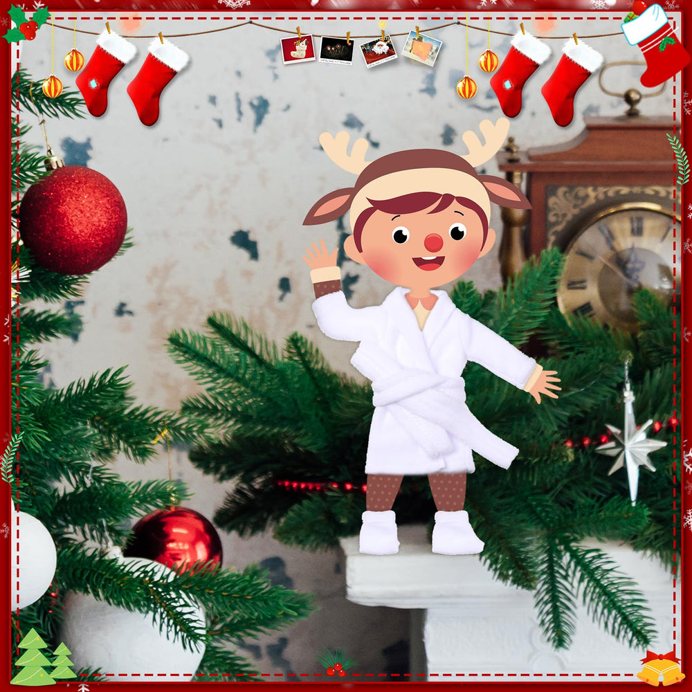 Jenaai Christmas elf clothes set boots secure doll fit