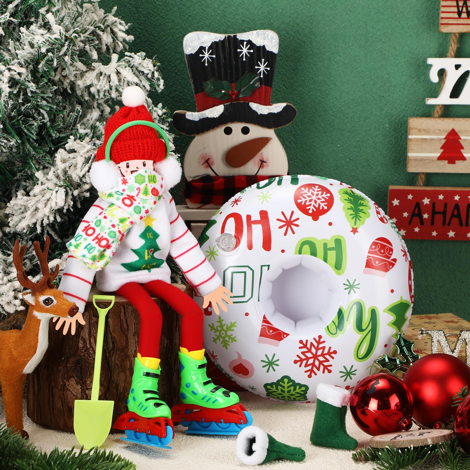 Jenaai doll ice skates and boots support playful, snowy doll adventures.