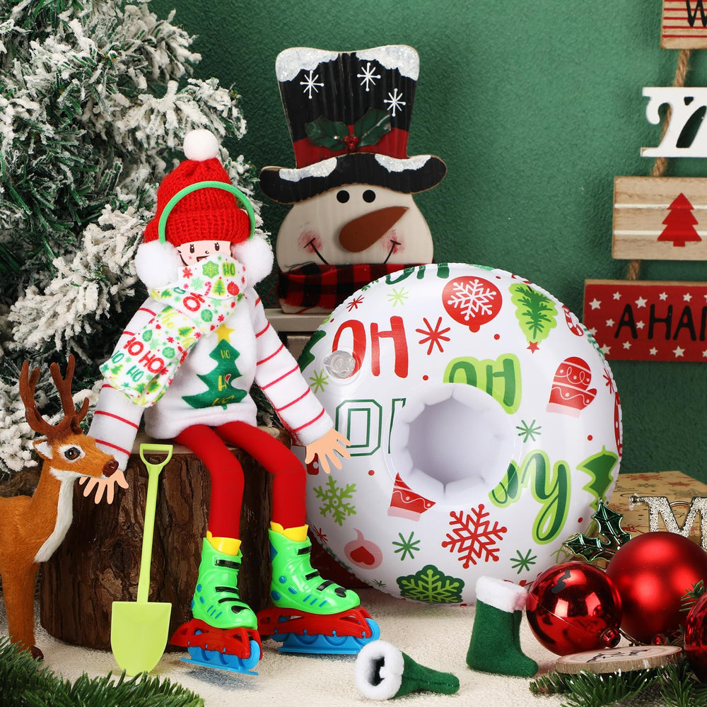 Jenaai doll ice skates and boots support playful, snowy doll adventures.
