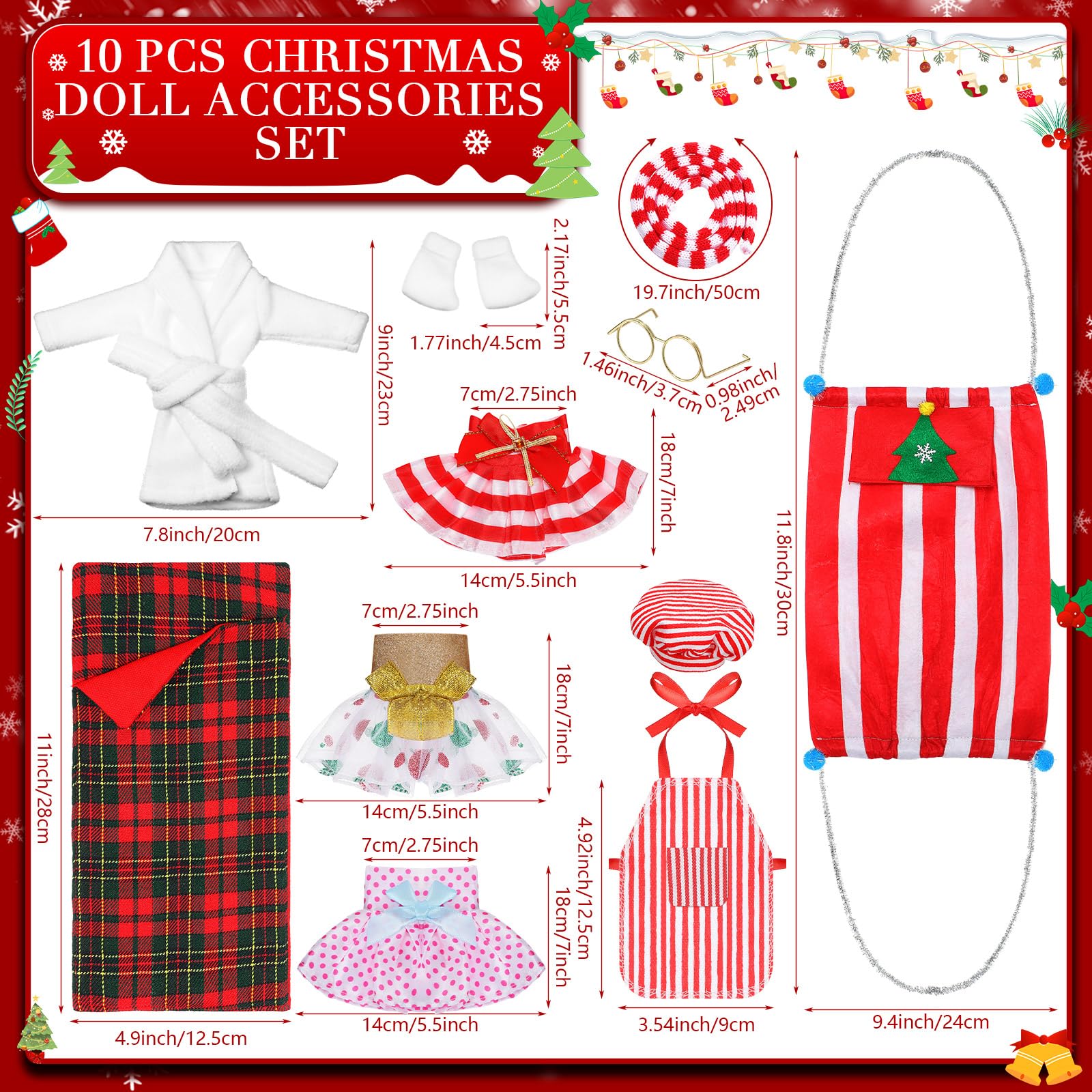 Jenaai fluffy vest enhances doll outfits with cozy, stylish detail.