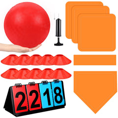 Jenaai 10-inch playground kickball ball ideal for indoor and outdoor play.