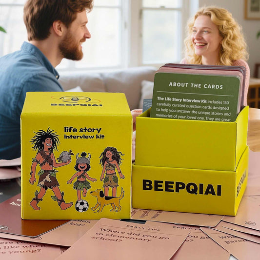 Jendfert Life Story 150-card deck enabling engaging storytelling at gatherings.