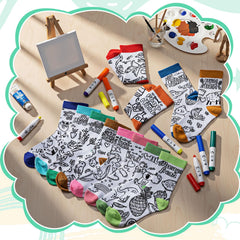 JenPen packaging displays socks and pencils together for easy gifting