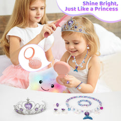 Jenria princess crown inspires imaginative dress-up and storytelling.