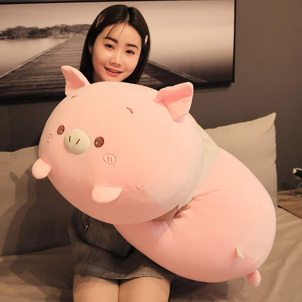 Jensquaify pig plush pillow gift packaging suggests a charming gift idea.