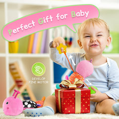 JENTXON 20-inch belly ruler on caterpillar tracks growth milestones during tummy time