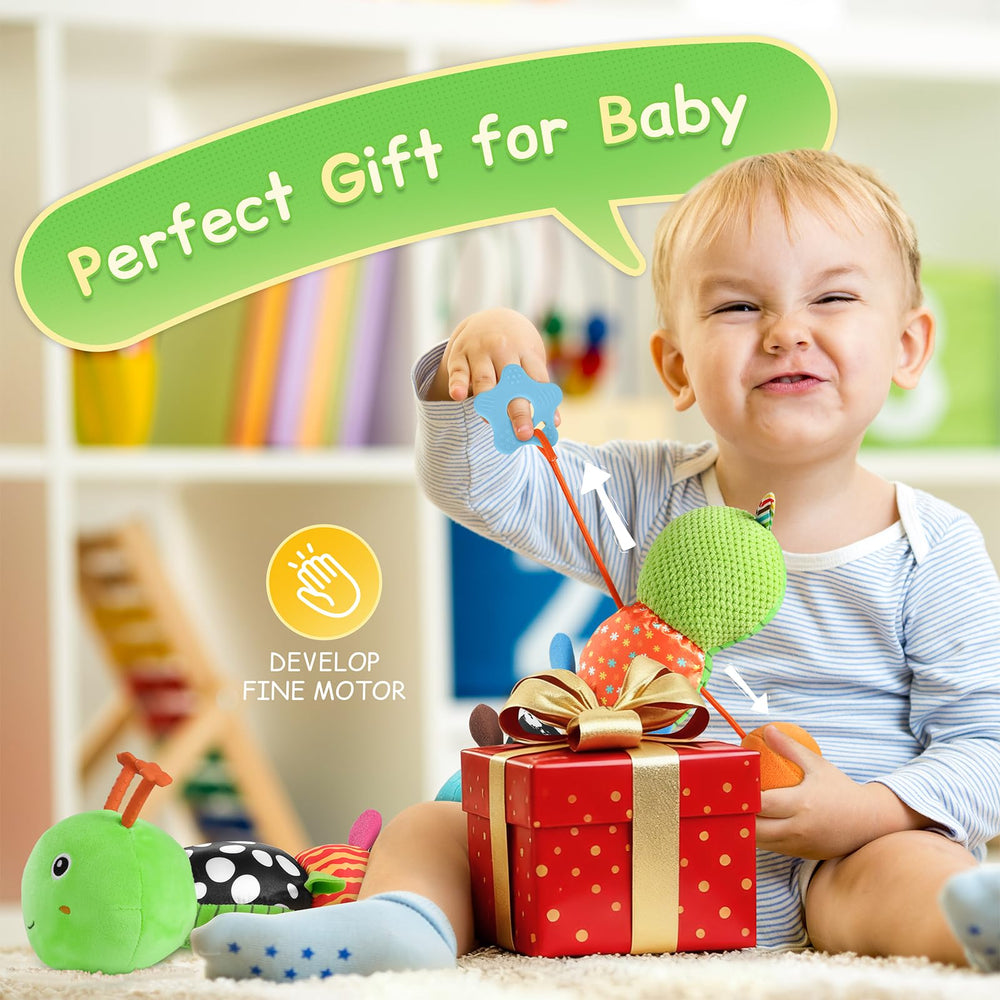 JENTXON premium plush caterpillar for safe cuddles and imaginative play