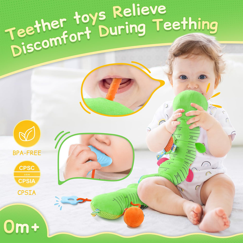 JENTXON soft teething-friendly textures soothe gums during playtime