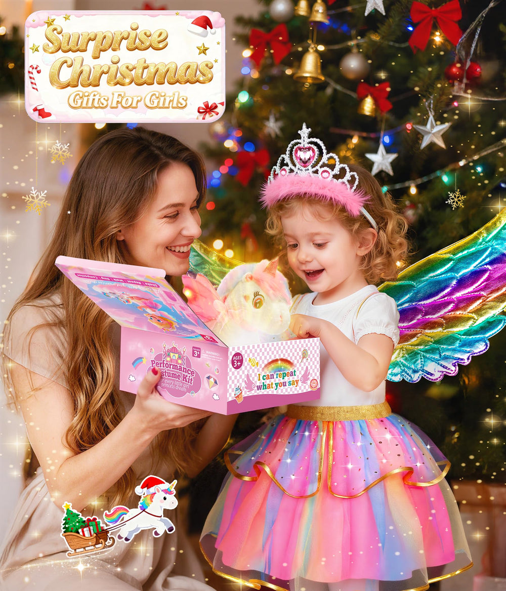 Jeowoqao battery-operated unicorn with lights and songs.