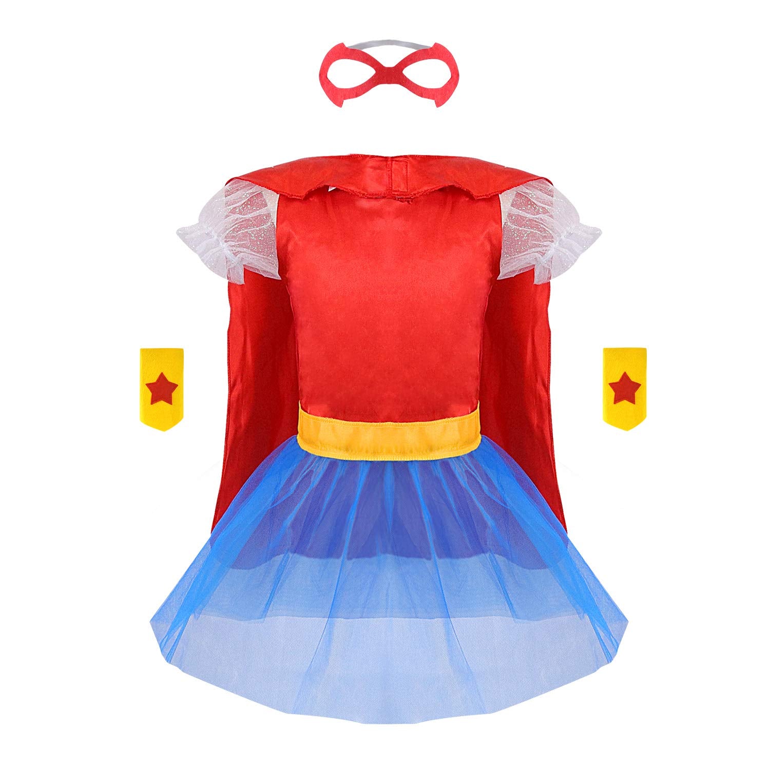 Jeowoqao butterfly wing accessory for colorful princess outfits