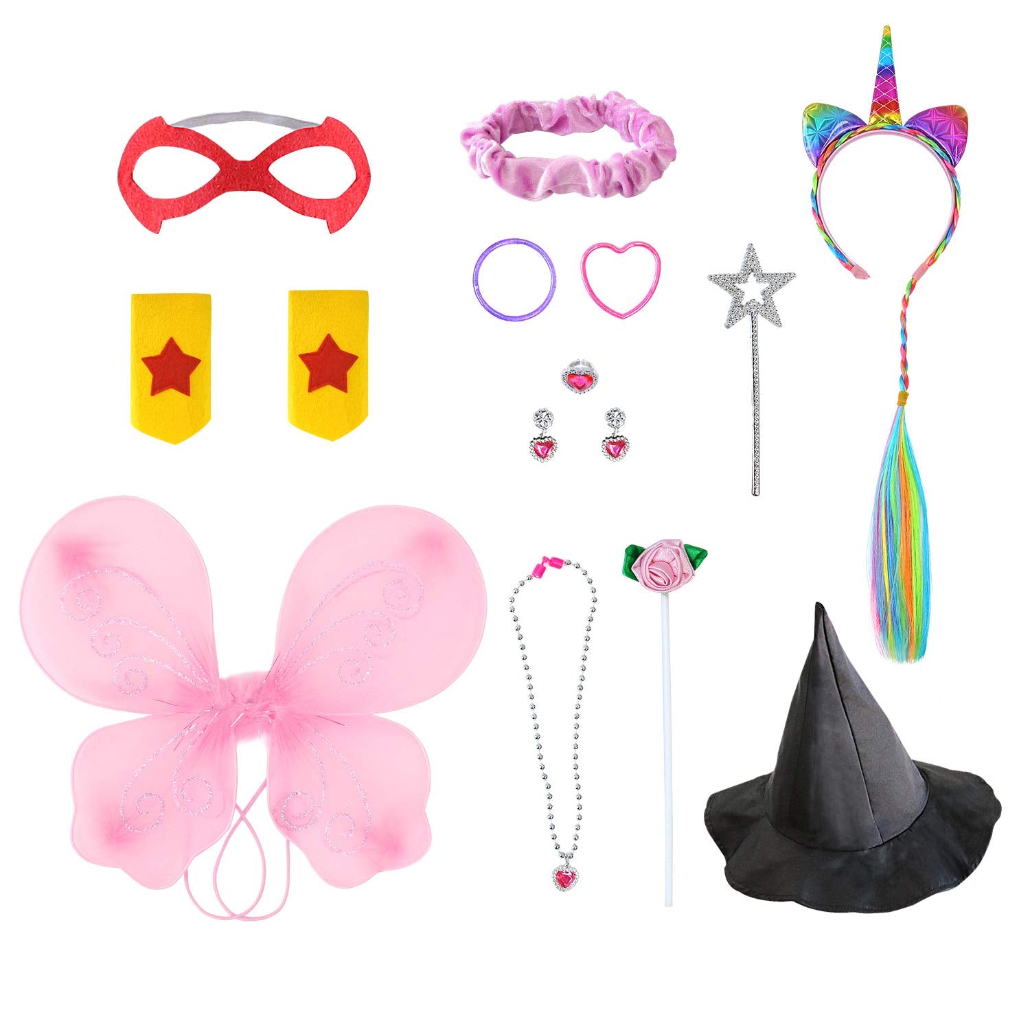 Jeowoqao necklace and earrings set for completing outfits