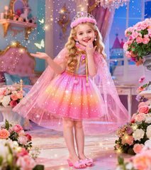 Jeowoqao princess crown and jewelry set ready for dress up fun