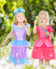 Jeowoqao sparkling princess crowns for royal pretend play