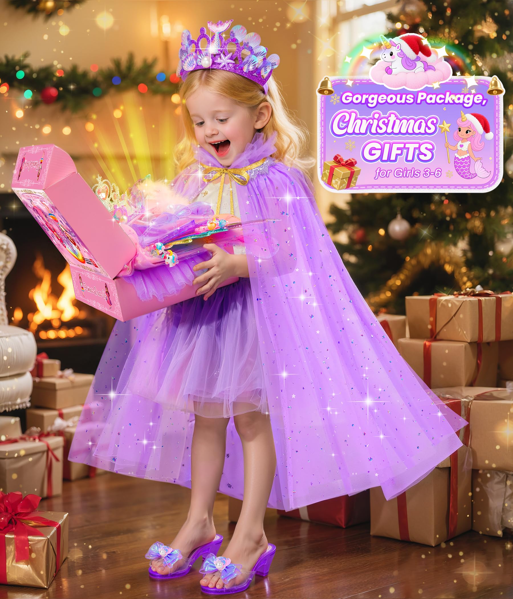 Jeowoqao sparkly wand accessory inspires storytelling and fantasy play.