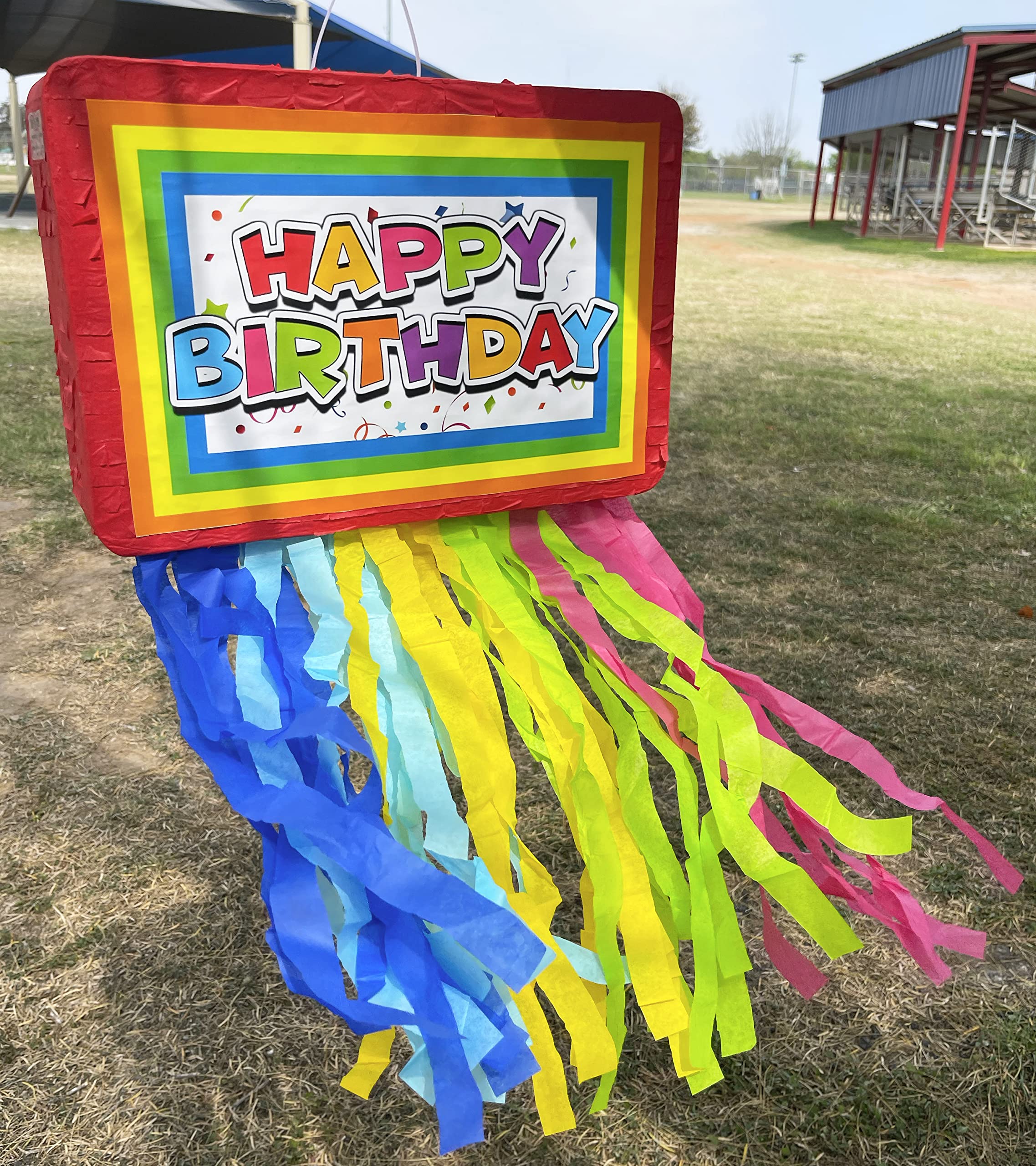 Jergrim Pinata candy-fill opening enables easy candy loading.