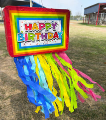 Jergrim Pinata candy-fill opening enables easy candy loading.