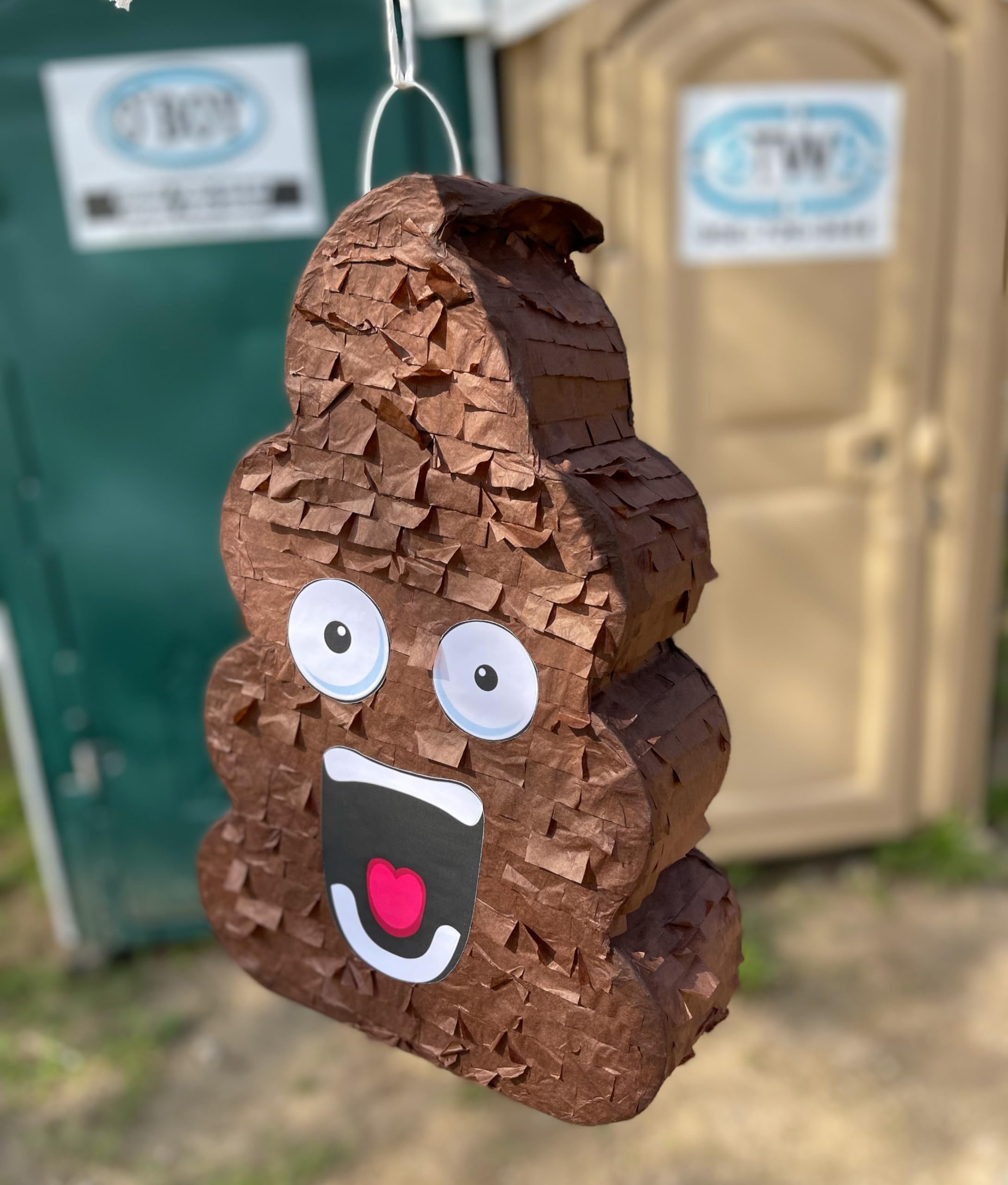 Jergrim Poop Piñata decorative accessories enhance the party vibe