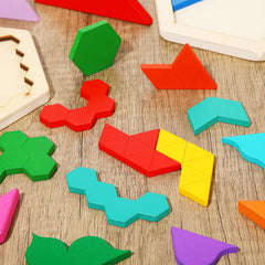 Jerify family puzzle time with a versatile learning toy for everyone.