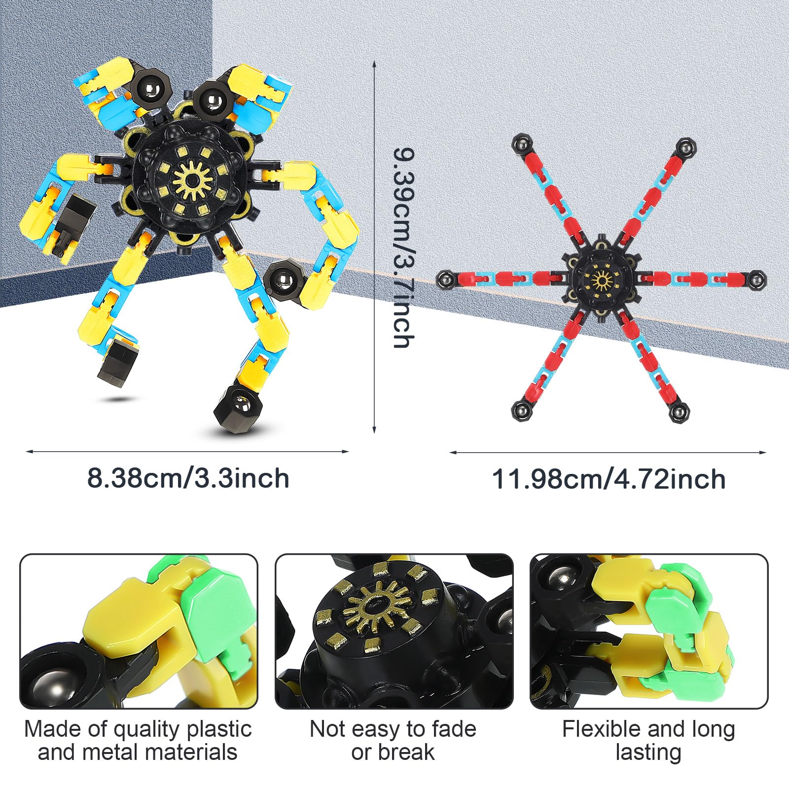 Jerify sensory fidget toy pack with durable materials in vibrant colors for versatile play.