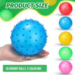 Jerify spiky sensory ball designed for safe indoor bounce and fun