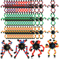 Jerify transformable chain robot toy – tactile fidget for stress relief and focus