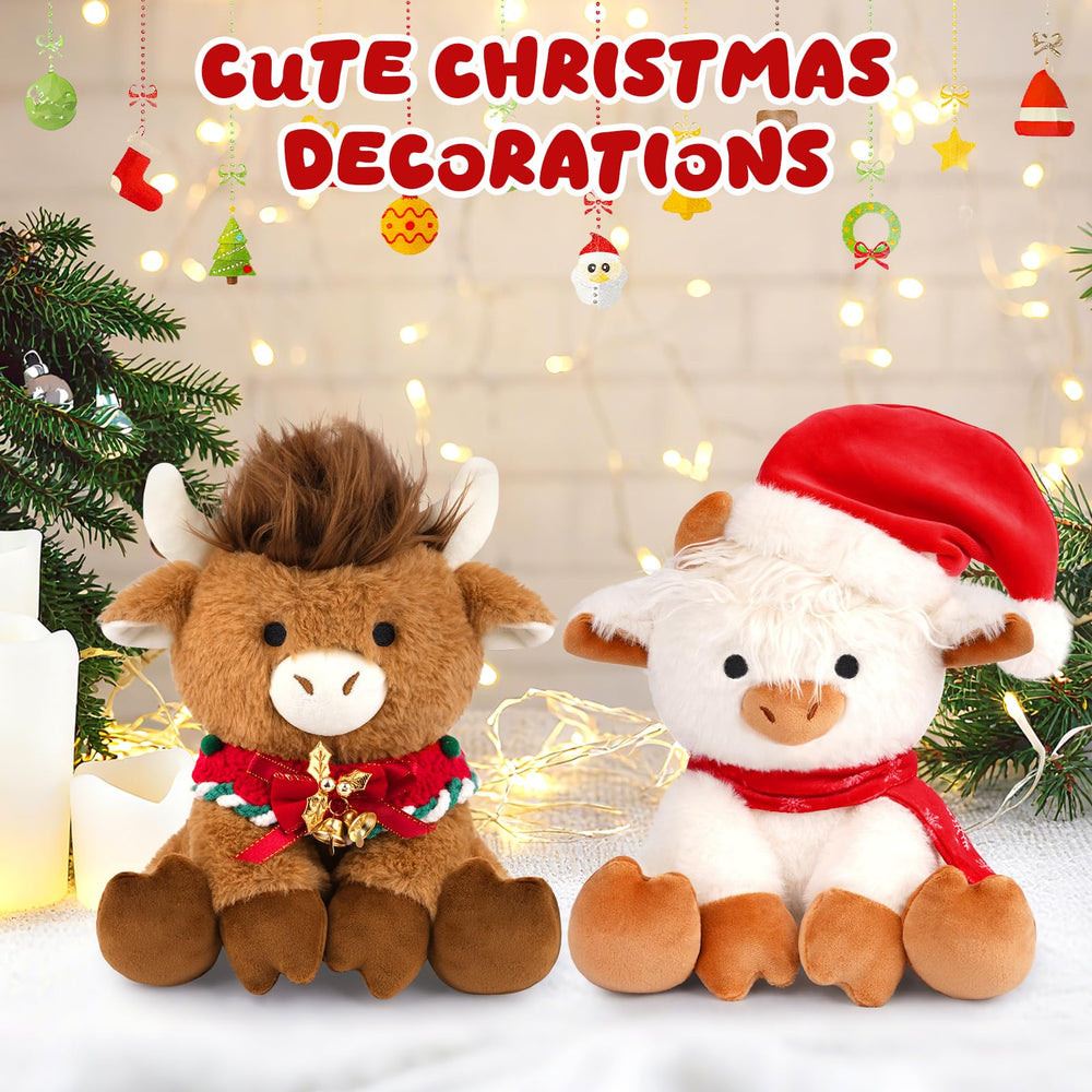 Jerokumi Highland Cow Plush makes a thoughtful holiday gift idea