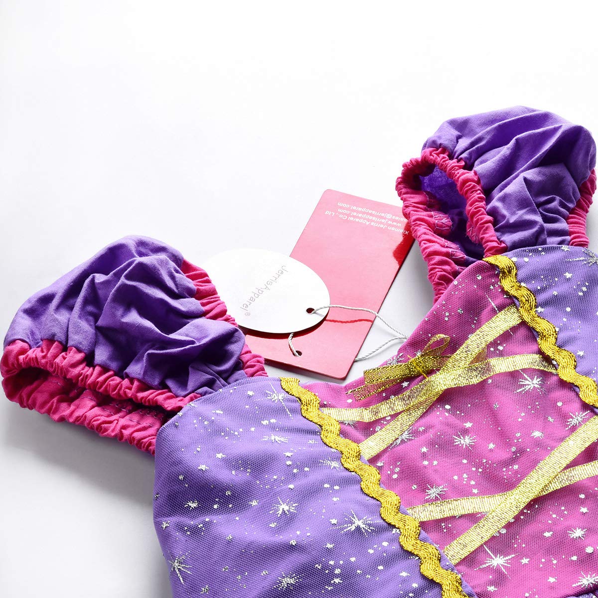 JerrisApparel puff-sleeve bodice close-up for stylish costume details.