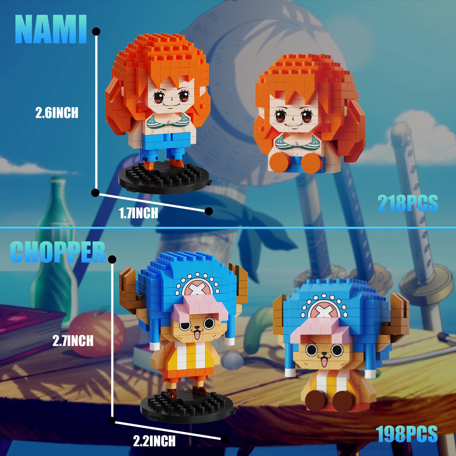 JESGO 5 pirate figures gift idea for fans and teens.