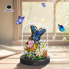 JESGO botanical micro blocks assembly guide image for hobbyists.