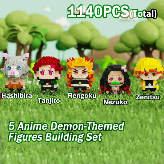JESGO demon-killer figures with detailed gothic features for collectors