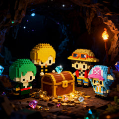 JESGO display-ready pirate figures add collectible charm to any room.