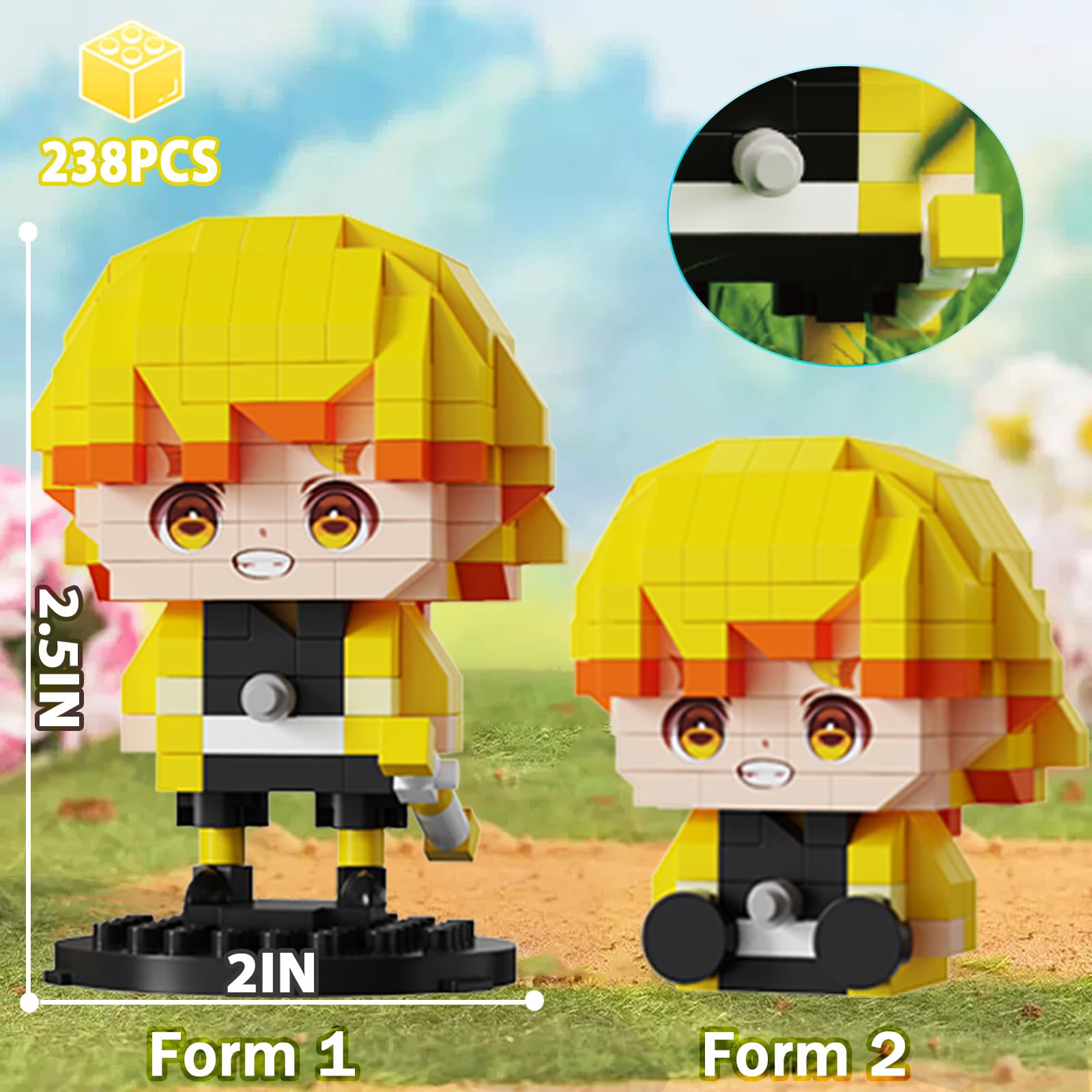 Compact gothic design inspired by architecture for mini figures