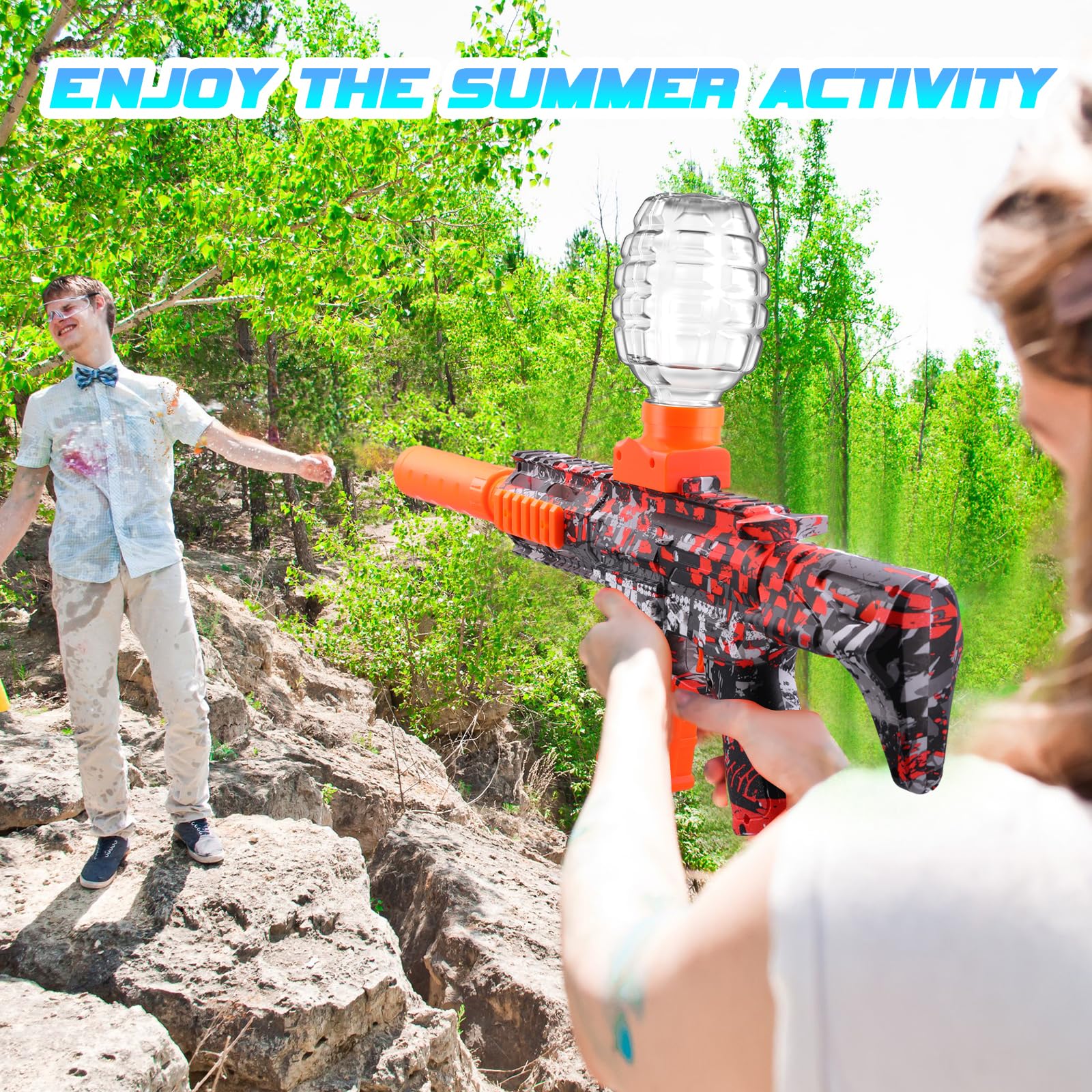 JESKH high-capacity hopper holds 600 rounds for uninterrupted play.