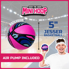 Jesser foldable hoop design saves space when the door is closed.