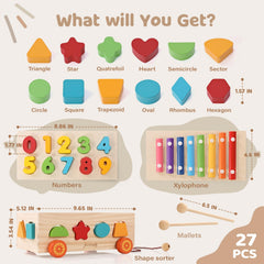 Jessruly Shape Sorter xylophone component for playful musical discovery during playtime.