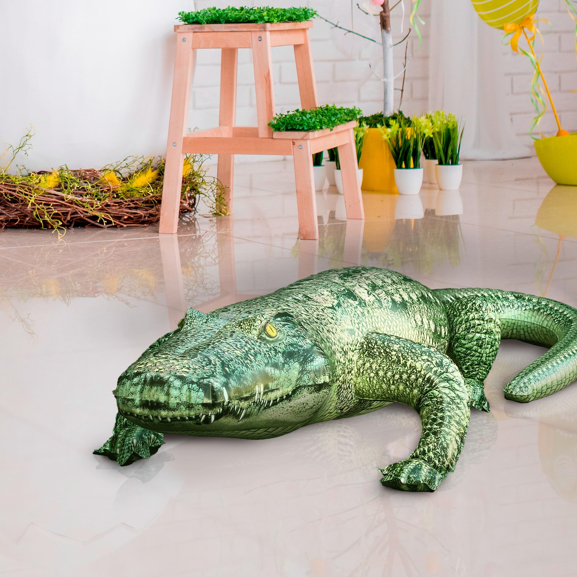 Jet Creations alligator photo prop for safari-themed shoots and backdrops