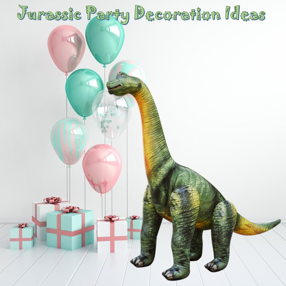 Jet Creations Brachiosaurus inflatable party decoration brings Jurassic charm to events