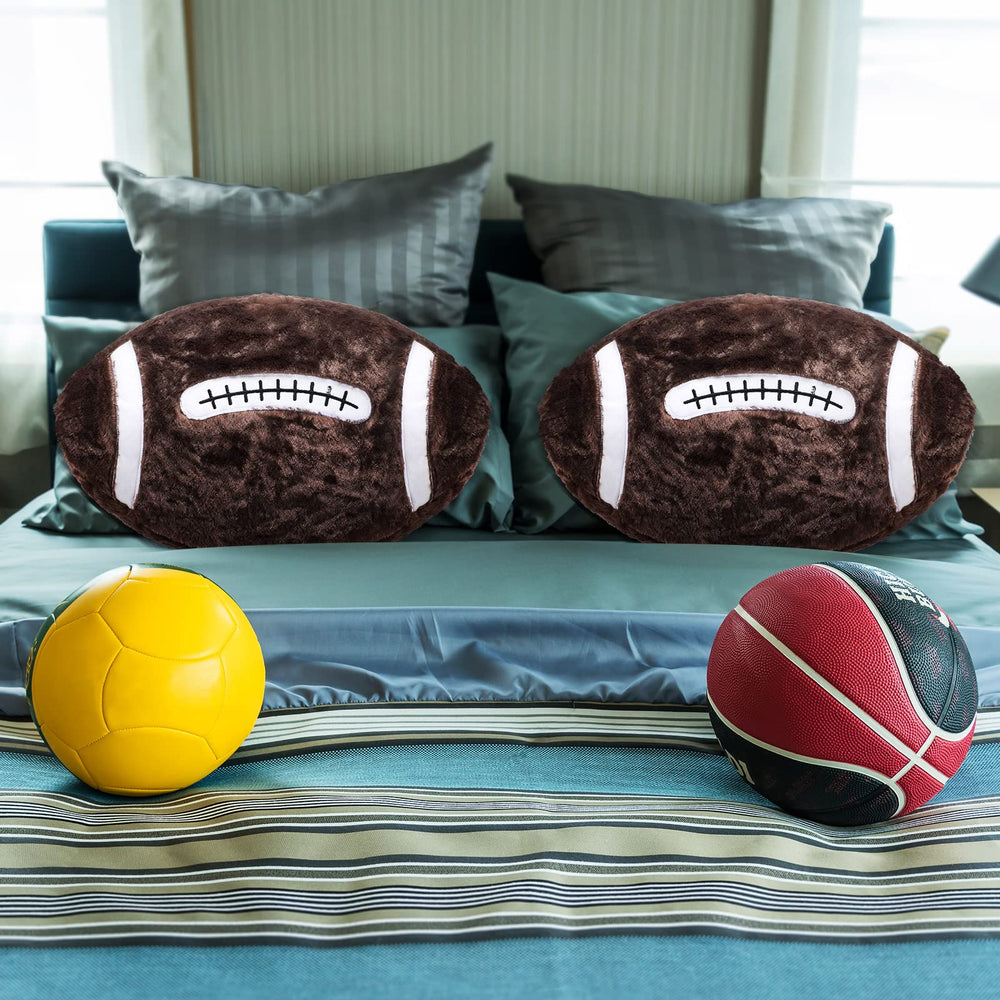 Jetec football pillow washable care keeps plush clean with machine wash.