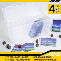 Jetec standard-size card holder fits most trading cards securely