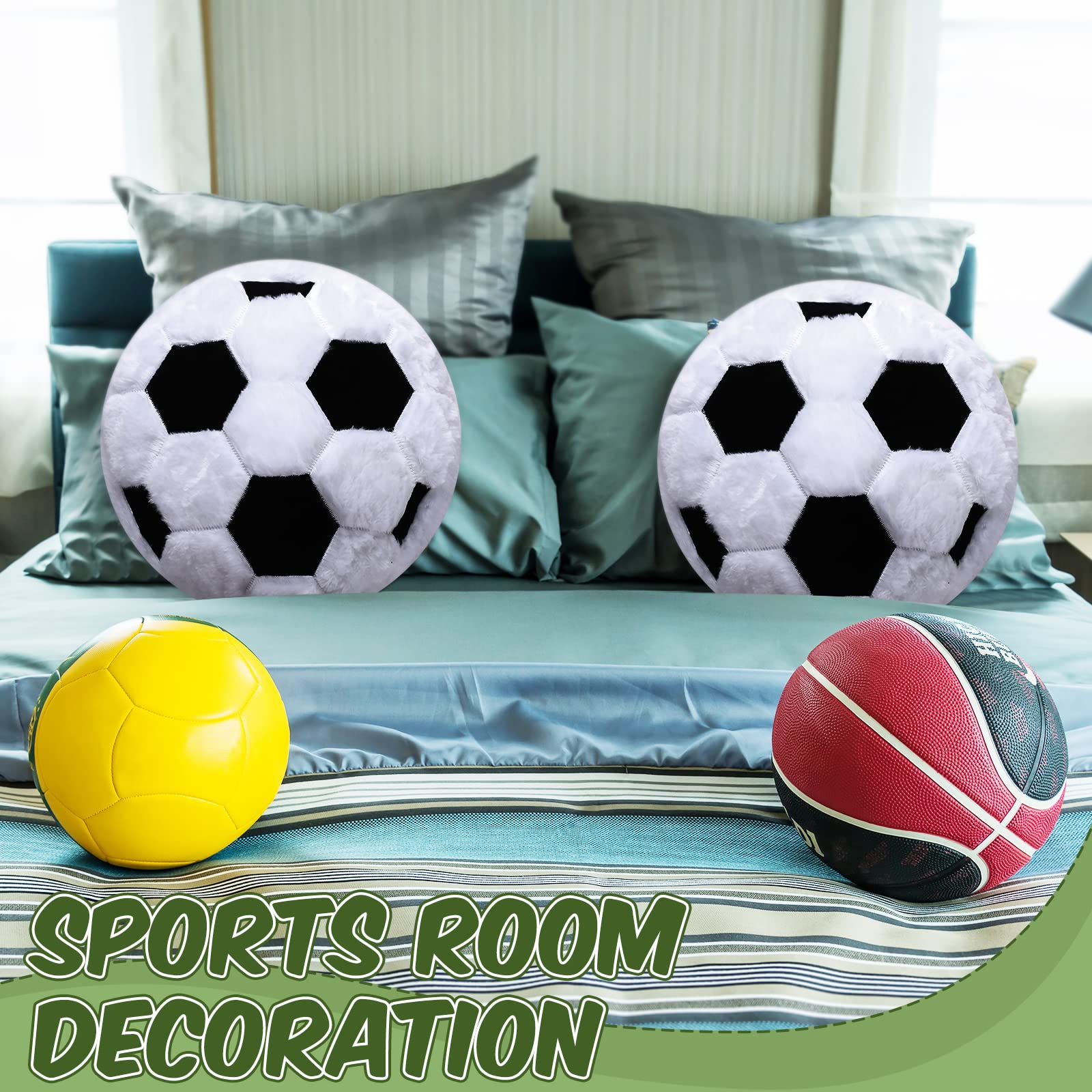Jetec soccer pillow is machine washable for easy cleaning after play.